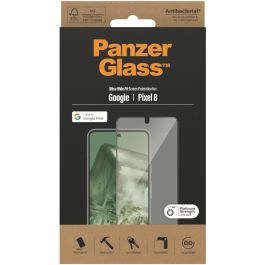 PanzerGlass Ultra-Wide Fit Protector de Pantalla para Google Pixel 8, Resistente a Rayones y Golpes, Transparente