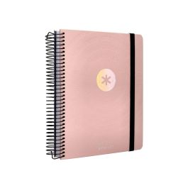 Agenda Escolar Antartik Año 24 - 25 Curso Coleccion Minimal Pink Día Página A5