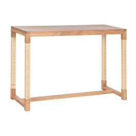 DKD Home Decor Consola de Estilo Mediterráneo con Abeto y Cuerda, Acabado Natural, Desmontable, Medidas 120 x 36 x 76 cm Precio: 217.58999966. SKU: B17B44QV46