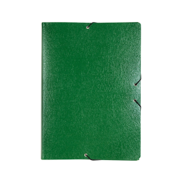 Liderpapel Carpeta Proyectos Folio Lomo 90mm Cartón Gofrado Verde