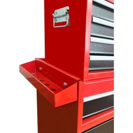DOMAC Carro de Taller con 7 Cajones Metálicos y Contenedor Móvil Superior. Capacidad 46 kg, 2 Puertas y Ruedas DOMAC Carro de Taller con 7 Cajones Metálicos y Contenedor Móvil Superior. Capacidad 46 kg, 2 Puertas y Ruedas