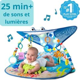 Disney Baby Colchoneta de Actividades Mr. Ray Ocean Lights para Bebé con Luces, Música y Juguetes Colgantes Nemo