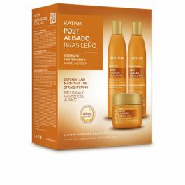 Kativa Profesional Post Alisado Brasileño Lote 2 piezas: Champú 225 ml + Acondicionador 225 ml para Cabello Liso, Anti-Frizz Precio: 11.68999997. SKU: B19JGD6H7V