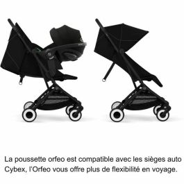 Cybex Gold CYB4063846512416 Cochecito ultracompacto y cómodo Orfeo 4 ruedas Magic Black