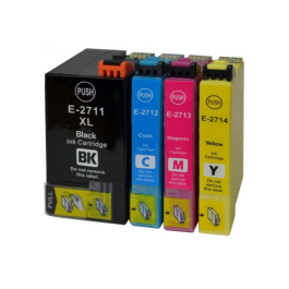 Dayma Cartucho Tinta Compatible Epson T2714 27XL Amarillo para WorkForce WF 3620DWF, 3640DTWF, 7110DTW, 7210DTW, 7610DWF, 7620DTWF, 7710DWF, 7715DWF, 7720DTWF