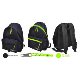 Mochila Eco Grande 43x35x24 cm Cremallera Amarillo - Negro Precio: 8.49999953. SKU: B1B9HRCF47