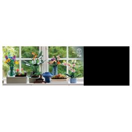 LEGO Icons 10329 Plantas Diminutas Set de Construcción Ornamental para Adultos