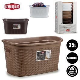Cesto Ropa Elegance Surtidos Col Neutros Stefanplast 37X26CM (15 Unidades) Cesto Ropa Elegance Surtidos Col Neutros Stefanplast 37X26CM (15 Unidades)