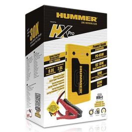 HUMMHXPRO Arrancador de Batería 12V 10000mAh Power Bank USB-C PD 45W Carga Inalámbrica para Coches y Motos con Luz LED