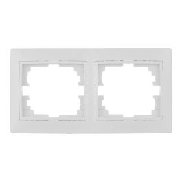 Marco para 2 elementos horizontal blanco 154x81x10mm serie europa solera erp72u