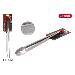 Algon Bbq Pinza para Barbacoa en Acero Inoxidable y Goma, 41 cm (18 Unidades) Precio: 33.88999944. SKU: B1EBMP4ECE