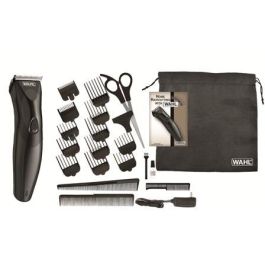Wahl 9639-816 Cortapelos y Cortabarbas con y sin Cable, Autonomía 40 min, Cuchillas de Carbono Autoafilables y Lavables
