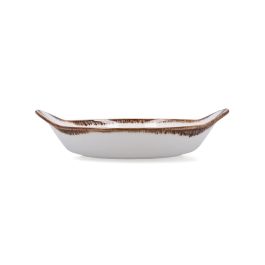 Bidasoa Bandeja de Presentación Orion Hydrozero de Porcelana Blanca 19 cm, Apilable, Resistente a Rayaduras y Apta para Lavavajillas y Microondas