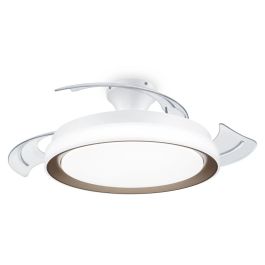 Ventilador de Techo con Luz Philips 929004081801 Blanco Dorado (4000 K) (2700 K)