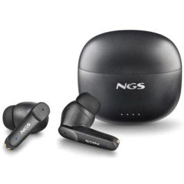 Auriculares Bluetooth NGS Ártica Hush con estuche de carga/ Autonomía 4h/ Negros Auriculares Bluetooth NGS Ártica Hush con estuche de carga/ Autonomía 4h/ Negros