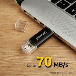 Memoria USB INTENSO Twist Line 256 GB Antracita (2 Unidades)