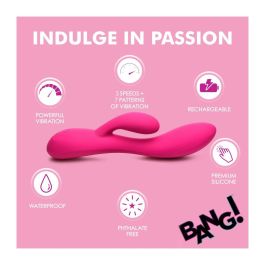 Vibrador Doble Estimulación XR Rosa Silicona Vibrador Doble Estimulación XR Rosa Silicona
