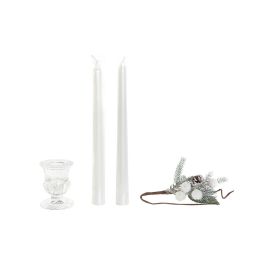 Velas DKD Home Decor Blanco Navidad 21 x 10 x 5 cm 2 x 2 x 20 cm (4 Piezas) Precio: 5.79000004. SKU: B1HC5EB3SS