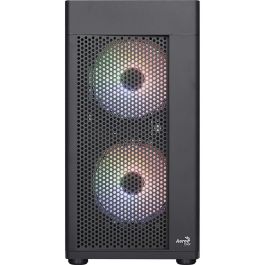 Aerocool AER4711099471799 Caja PC Hexform G v2 Mini Torre Micro-ATX Negra, Sin Fuente Alimentación Aerocool AER4711099471799 Caja PC Hexform G v2 Mini Torre Micro-ATX Negra, Sin Fuente Alimentación