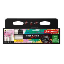 Marcador Acrylic Stabilo Free Arty Line Blanco Estuche De 3 (T100/T300/T800C) Precio: 12.94999959. SKU: B1BX989DLZ