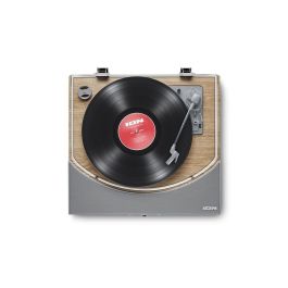 ION Premier LP Tocadiscos todo en uno con Bluetooth, USB y altavoces estéreo integrados - Acabado Madera