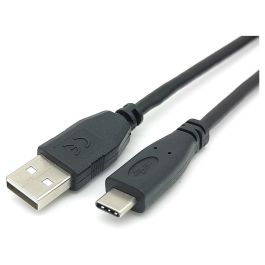 Equip Cable USB EQ128885 Tipo C a USB A 2.0 Negro - Longitud 2 Metros - Conectores Macho