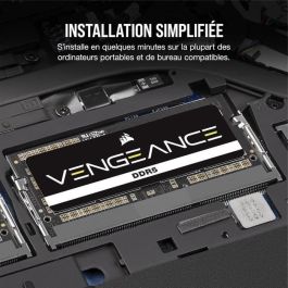 Corsair COR1716340408027 Memoria RAM SO-DIMM Vengeance 16 GB 5200 MHz CL44 Corsair COR1716340408027 Memoria RAM SO-DIMM Vengeance 16 GB 5200 MHz CL44