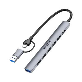 Hub USB Unitek H1209AGY01 Gris