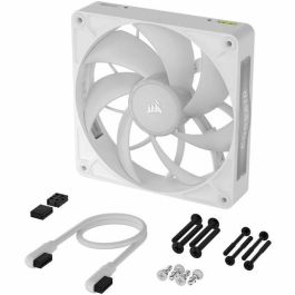 Corsair CO-9051039-WW COR1734308848629 Kit de inicio de un solo ventilador iCUE LINK RX140 RGB Max White para Refrigeración PC
