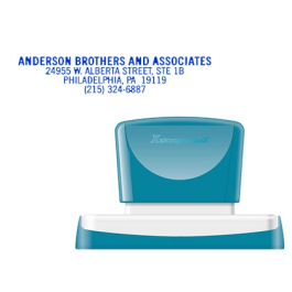 X'stamper Sello Quix Personalizable Q-26, Color Azul, Medidas 16x83 mm Precio: 14.58999971. SKU: B1GXZMDXH9