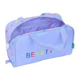 Neceser Safta Rectangular Benetton Lila 140x310x190 mm Neceser Safta Rectangular Benetton Lila 140x310x190 mm