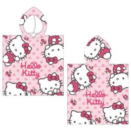 Cerdá Poncho Microfibra Hello Kitty 50 x 115 cm Edad Mínima 3 Años Light Pink