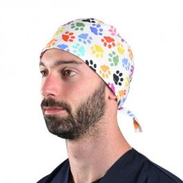 Gorro Quirúrgico Funny Cap Patitas De Colores - 1 Unidad - 100% Algodón Precio: 19.49999942. SKU: B1FZGKZGAK