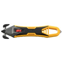 Cúter Olfa Amarillo Negro Metal Acero Inoxidable Plástico De seguridad