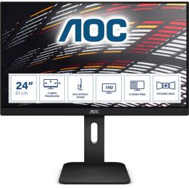 AOC X24P1 Monitor profesional de 24" (61cm) WUXGA IPS 1920x1200, 4ms, HDMI, DisplayPort, DVI, VGA, USB, Altavoces, Pivot, VESA, Negro Precio: 240.50000051. SKU: B1J649EDPH