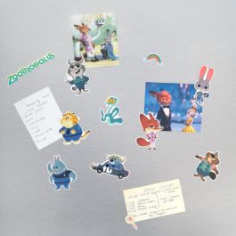 ERIK - Set de 10 Imanes de Frigorífico Zootropolis 2 (24x17.5cm)