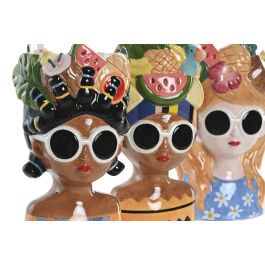 Macetero Tropical DKD Home Decor Multicolor 8 x 18 x 10 cm (6 Unidades) Macetero Tropical DKD Home Decor Multicolor 8 x 18 x 10 cm (6 Unidades)
