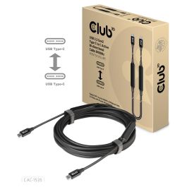 Club 3D CAC-1535 Cable USB 3.2 Gen 2 Tipo C a Tipo C Macho a Macho 5 Metros 10 Gbps Negro