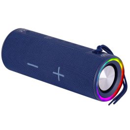 Trevi 0XR8A3504 Altavoz Portátil Estéreo Inalámbrico Bluetooth 20W RMS IPX4 para Fiesta con Micrófono, USB-C y MicroSD Azul