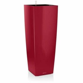 Lechuza LEC4008789182302 Jardinera Cubico Alto 40 TODO EN UNO Blanco brillo