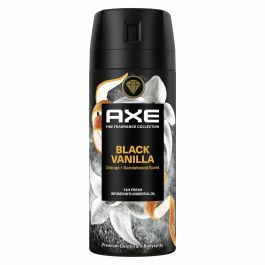 Axe Black Vanilla Desodorante Vapo para Hombre 150 ml - Notas de naranja, vainilla y almendra