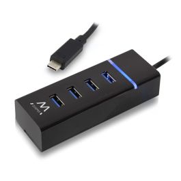 Hub USB 4 Puertos Ewent EW1137 USB 3.1 Negro Precio: 17.5000001. SKU: S0227193