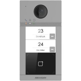 Hikvision Videoportero IP Villa Panel Exterior WiFi 2 Botones Cámara 2MP Lector Tarjetas Mifare IK08 IP65 Precio: 246.10432. SKU: B1ASGEDQJ8