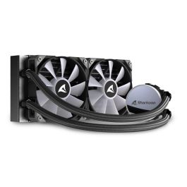 Sharkoon Sistema de Refrigeración Líquida AIO S70 RGB 240mm con Ventiladores PWM para CPU