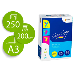 Color Copy Papel Multifuncion Din A3 Blanco 200 Gramos Paquete 250 Hojas Precio: 22.99. SKU: B197Z7E42Q
