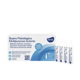 Senti2 Suero Fisiológico 60 x 5 ml Gel de Baño Solución Isotónica Estéril Libre de Conservantes para Higiene Ocular Nasal y Heridas Precio: 8.49999953. SKU: S05106031