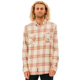 Camisa de Manga Larga Hombre Rip Curl Salt Water Culture Beige (S)