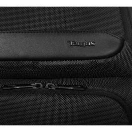 Targus HeritageLuxe Mochila de Viaje para Hombre 15-16 pulgadas Poliéster Negro con RFID y Compartimento Portátil