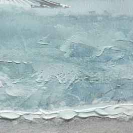DKD Home Decor Cuadro Mediterráneo con Gaviotas Azul y Blanco 140x70 cm (2 Unidades) Lienzo