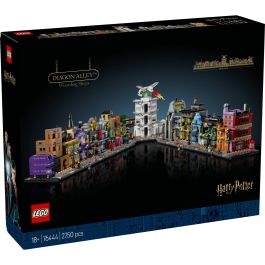 LEGO Harry Potter 76444 Tiendas Mágicas del Callejón Diagon, Juego de Construcción 2750 Piezas